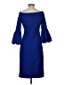 Eliza J Blue Cocktail Dress Size 4 - photo 2