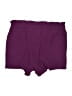 Shein Curve 100% Polyester Solid Purple Shorts Size 20 Plus (4) - photo 2