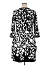 Nine West Graphic Black Casual Dress Size XL - photo 2