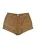 Hollister 100% Polyester Brown Khaki Shorts Size 3 - photo 1