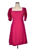 Eliza J 100% Polyester Solid Pink Cocktail Dress Size 14 - photo 1
