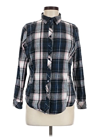 Great Northwest Indigo Long Sleeve Button-Down Shirt (view 1)