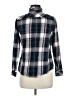 Great Northwest Indigo Plaid Blue Long Sleeve Button-Down Shirt Size M - photo 2