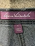 Gloria Vanderbilt Chevron-herringbone Black Jeans Size 10 - photo 7