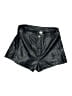 Divided by H&M 100% Polyester Metallic Black Shorts Size 4 - photo 1