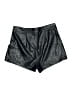 Divided by H&M 100% Polyester Metallic Black Shorts Size 4 - photo 2