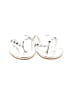 Yosi Samra Silver Flip Flops Size 8 - photo 2