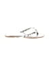 Yosi Samra Silver Flip Flops Size 8 - photo 1