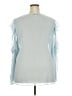 Libby Edelman Blue Long Sleeve Blouse Size XXL - photo 2
