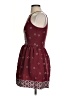 Alya Argyle Burgundy Casual Dress Size XS - photo 5