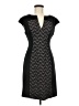Connected Apparel Chevron-herringbone Black Cocktail Dress Size 6 - photo 1