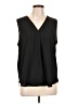 Ann Taylor Black Sleeveless Blouse Size L - photo 1