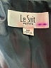 Le Suit 100% Polyester Chevron-herringbone Gray Blazer Size 14 Petite - photo 6