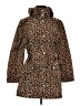J.Crew Factory Store 100% Polyester Animal Print Brown Coat Size XS (petite) - photo 1