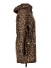 J.Crew Factory Store 100% Polyester Animal Print Brown Coat Size XS (petite) - photo 4