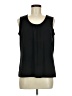 Susan Graver Black Sleeveless Blouse Size M - photo 1