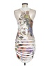 Twenty One Graphic Silver Cocktail Dress Size M - photo 2