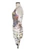 Twenty One Graphic Silver Cocktail Dress Size M - photo 5