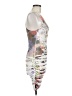 Twenty One Graphic Silver Cocktail Dress Size M - photo 4