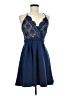 Francesca's Blue Cocktail Dress Size M - photo 1