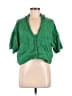 Zara Green Short Sleeve Blouse Size M - photo 1
