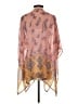 Jolt 100% Polyester Pink Kimono Size S - photo 2