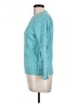 Kim Rogers 100% Cotton Teal Pullover Sweater Size L - photo 5