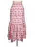 Unbranded 100% Polyester Floral Pink Casual Skirt Size XL - photo 1