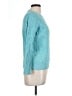 Kim Rogers 100% Cotton Teal Pullover Sweater Size L - photo 4