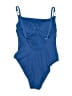 Lilly Pulitzer Solid Blue One Piece Swimsuit Size 6 - photo 2