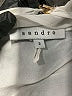 Sandro 100% Viscose White Sleeveless Blouse Size Med (2) - photo 7