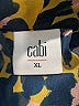 CAbi 100% Polyester Animal Print Yellow Sleeveless Blouse Size XL - photo 7