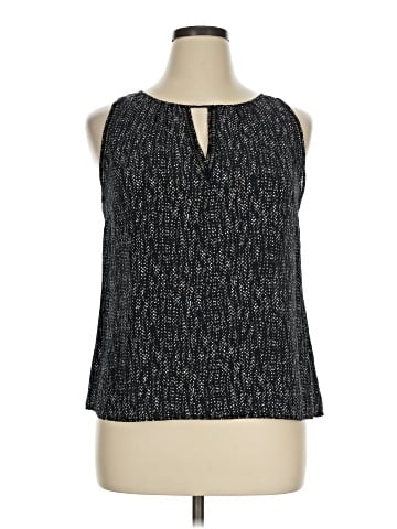 Greylin Sleeveless Silk Top (view 1)