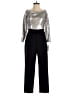 Aidan by Aidan Mattox 100% Polyester Silver Jumpsuit Size 0 - photo 1