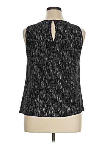 Greylin Sleeveless Silk Top (view 2)