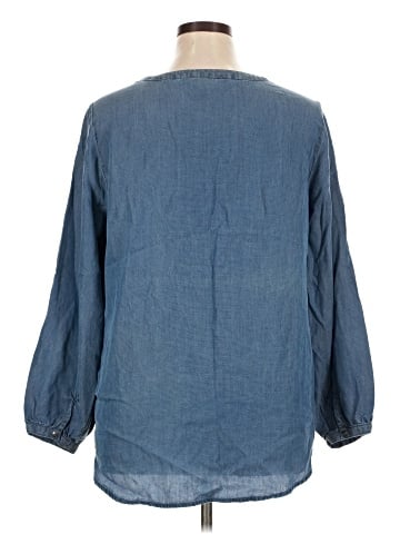 Christopher & Banks 3/4 Sleeve Blouse (view 2)