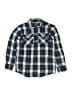 Tony Hawk Plaid Blue Long Sleeve Button-Down Shirt Size S (kids) - photo 1