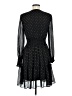 Taylor 100% Polyester Polka Dots Black Cocktail Dress Size 8 - photo 2