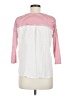 Freebird 100% Rayon Red 3/4 Sleeve Top Size M - photo 2