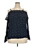 Daytrip 100% Viscose Blue Long Sleeve Blouse Size XXL - photo 1