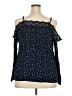 Daytrip 100% Viscose Blue Long Sleeve Blouse Size XXL - photo 2