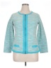 Coldwater Creek 100% Cotton Teal Jacket Size 14 - photo 1