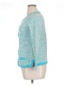 Coldwater Creek 100% Cotton Teal Jacket Size 14 - photo 5