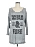 Freebird 100% Rayon Gray Long Sleeve Top Size M - photo 1