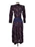 Karin Stevens 100% Rayon Paisley Blue Casual Dress Size S (estimated) - photo 1