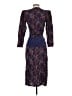 Karin Stevens 100% Rayon Paisley Blue Casual Dress Size S (estimated) - photo 2