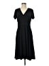 L.L.Bean Solid Black Casual Dress Size M - photo 1