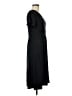 L.L.Bean Solid Black Casual Dress Size M - photo 4