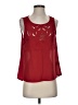 Pins and Needles 100% Polyester Red Sleeveless Blouse Size S - photo 1