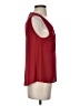 Pins and Needles 100% Polyester Red Sleeveless Blouse Size S - photo 4